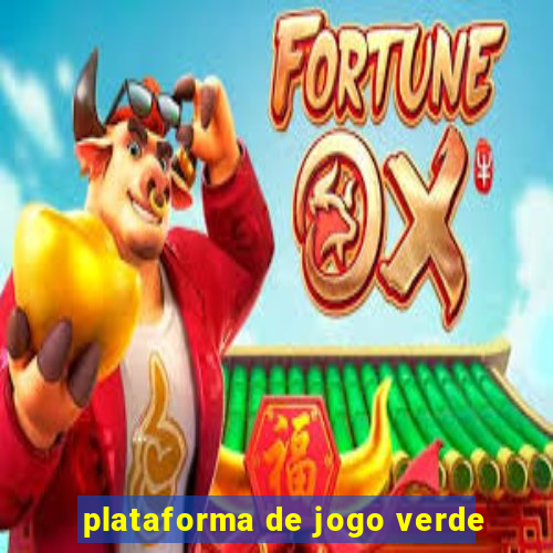 plataforma de jogo verde